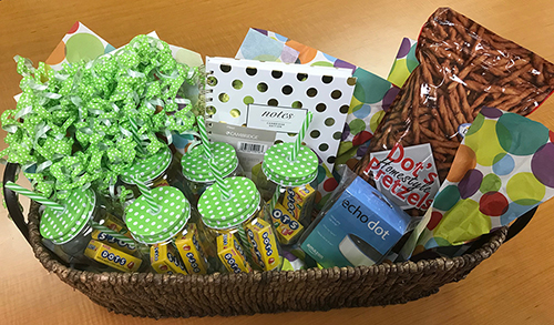 Connect with POS to win a gift basket