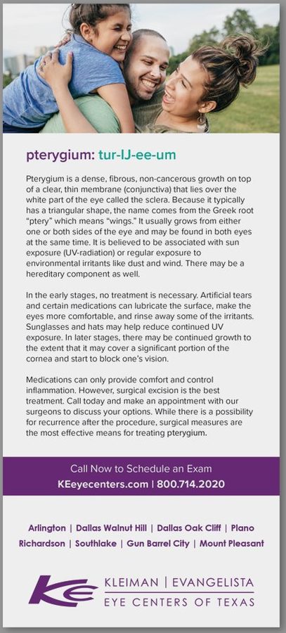 Kleiman Evangelista corneal procedures