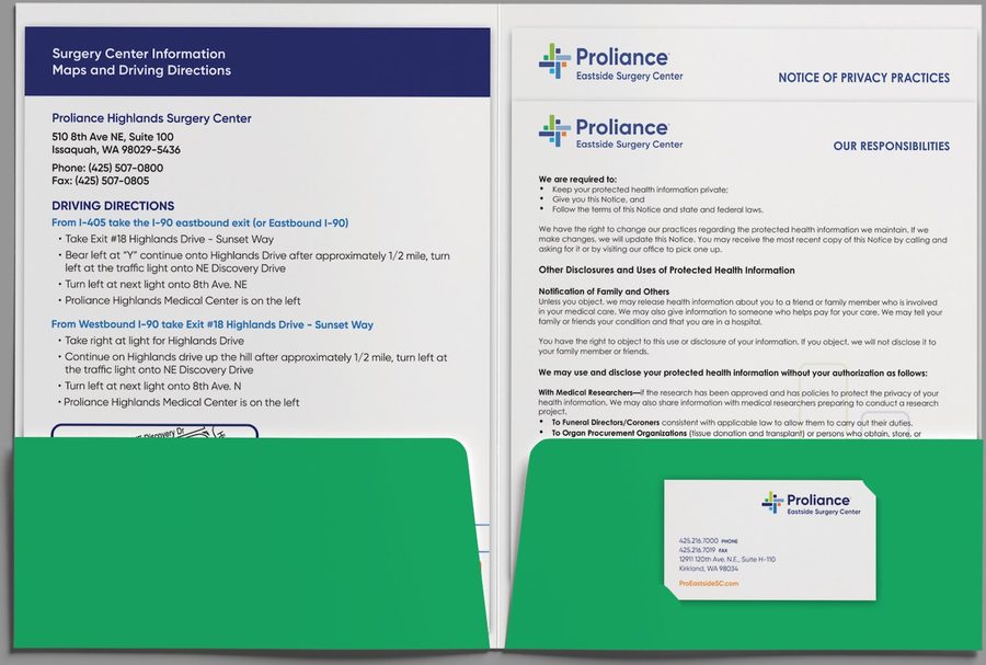 Proliance open folder