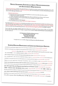 POS - ACA 1557 Nondiscrimination Poster