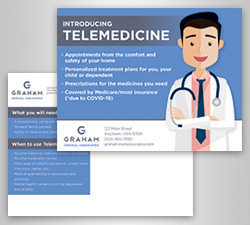 Telehealth postcard