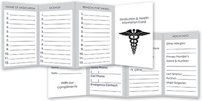 POS - Stock Medication Cards