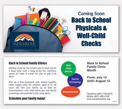 POS - Back to School Statement Inserts