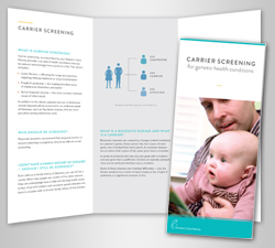 POS - OB/GYN Carrier Screening Educational Brochure