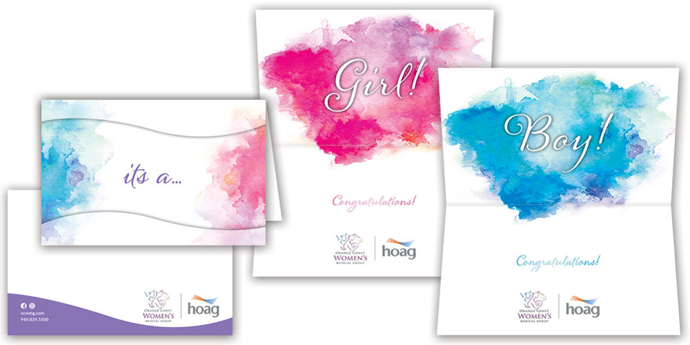 POS - Gender Reveal Cards