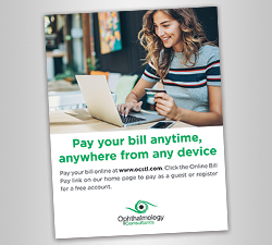 POS - Ophthalmology Online Bill Pay Poster