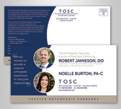 POS - Orthopedic Patient Acquisition Postcard Mailing