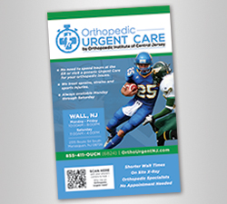 POS - Orthopedic Urgent Care Poster