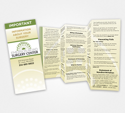 POS - 5-Panel Surgery Brochure