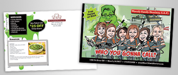 POS - Dental Caricature Cards